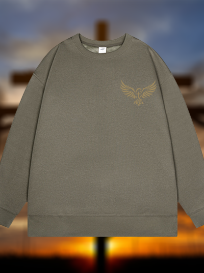 Wings Like Eagles Jesus God Christian Sweatshirt
