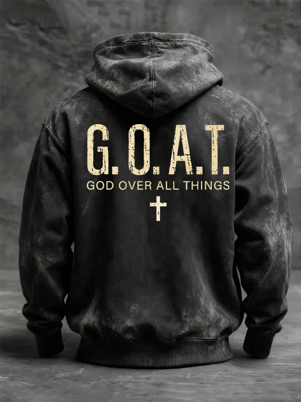 [Copy]Believe Jesus God Christian Washed Hoodie