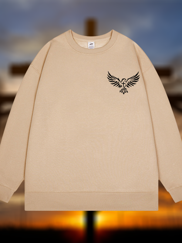 Wings Like Eagles Jesus God Christian Sweatshirt