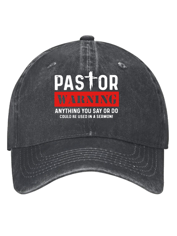 [Copy]Pastor Warning Anything You Say Or Do Could Be Used In A Sermon 