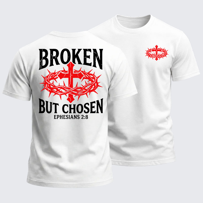 Heavyweight Cotton Tee - Broken But Chosen