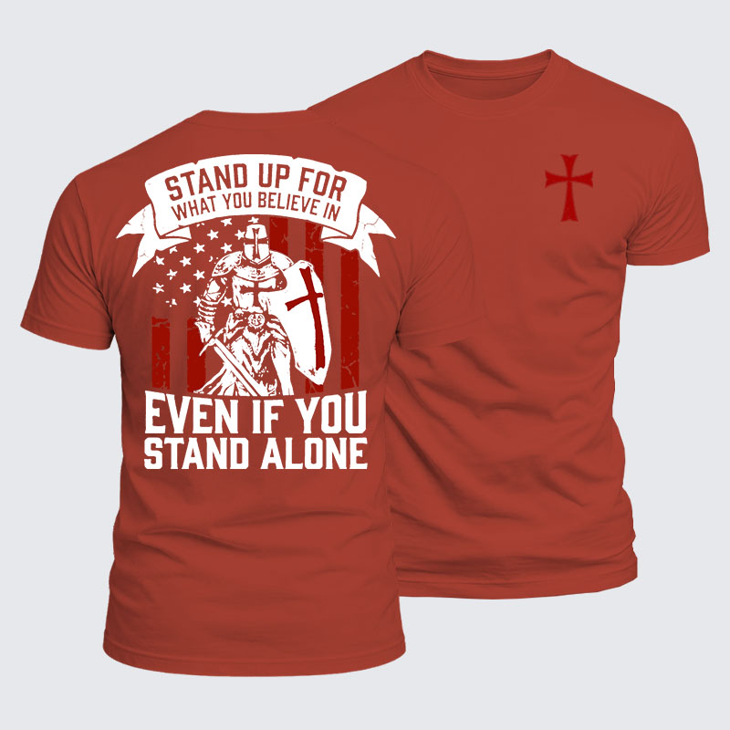 Luxe Mercerized Cotton Tee - Stand Up For What You Believe