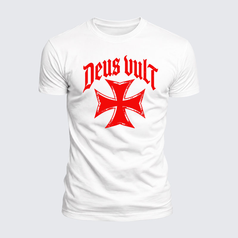 [Copy]Luxe Mercerized Cotton Tee - Deus Vult