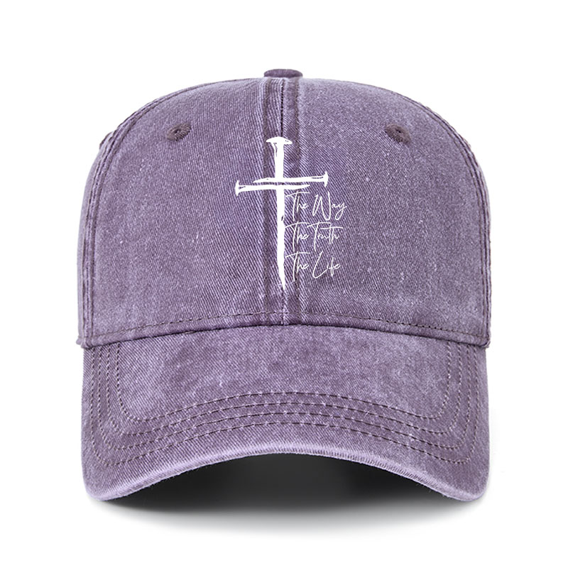 Heritage Washed Cap - The Way The Truth The Life