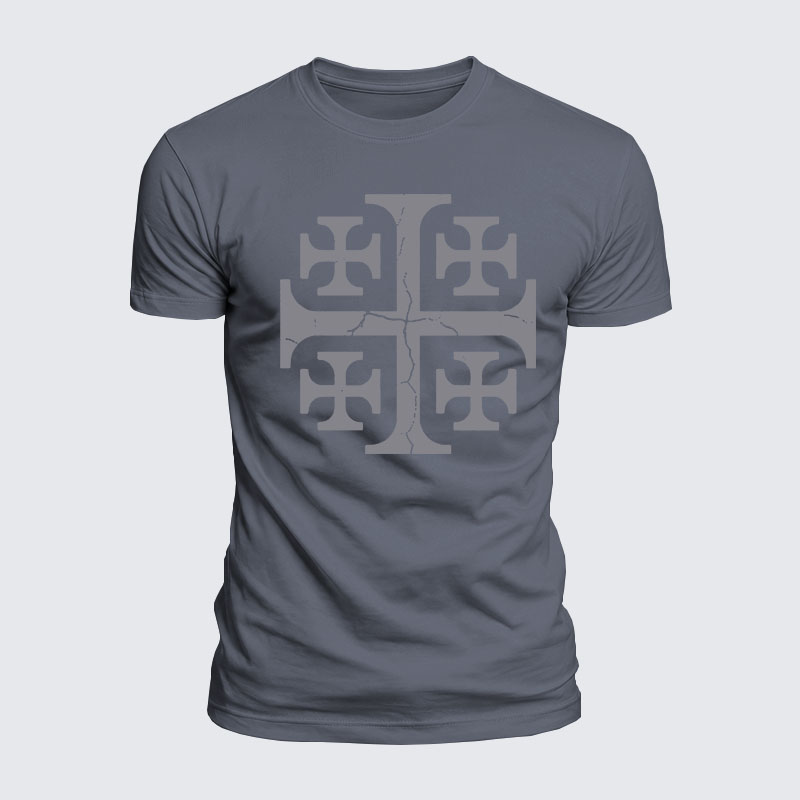 Luxe Mercerized Cotton Tee - Deus Vult
