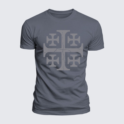 Luxe Mercerized Cotton Tee - Deus Vult