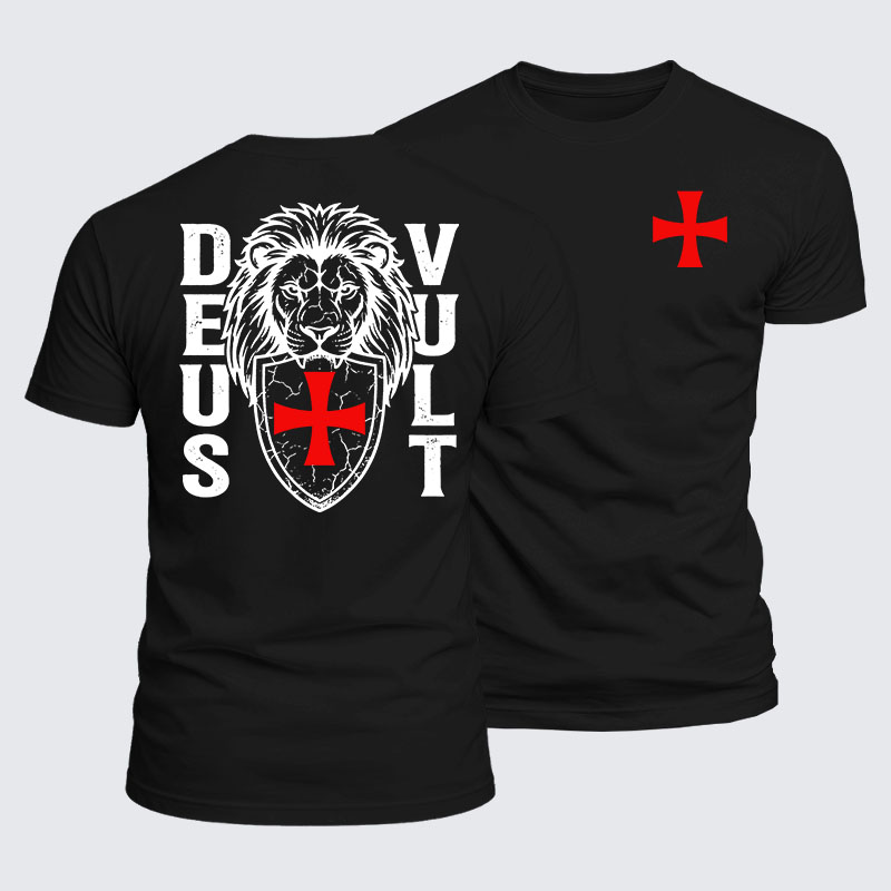 Luxe Mercerized Cotton Tee - Deus Vult