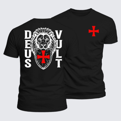 Luxe Mercerized Cotton Tee - Deus Vult