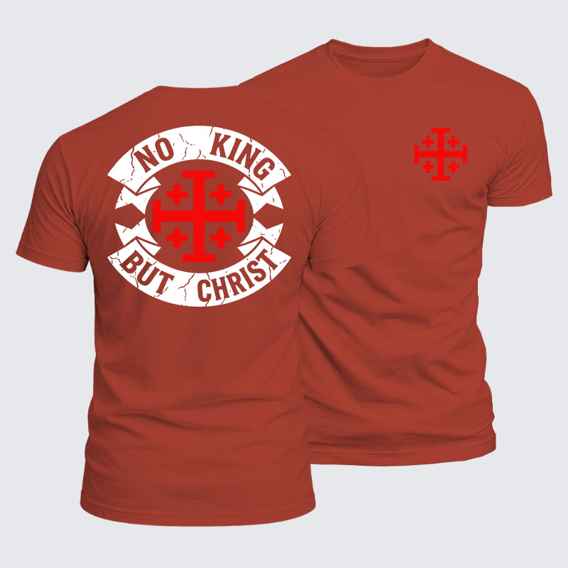 Luxe Mercerized Cotton Tee - No King But Christ