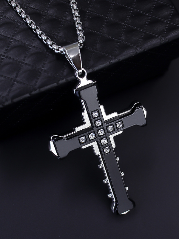 Christian Diamond Cross Necklace