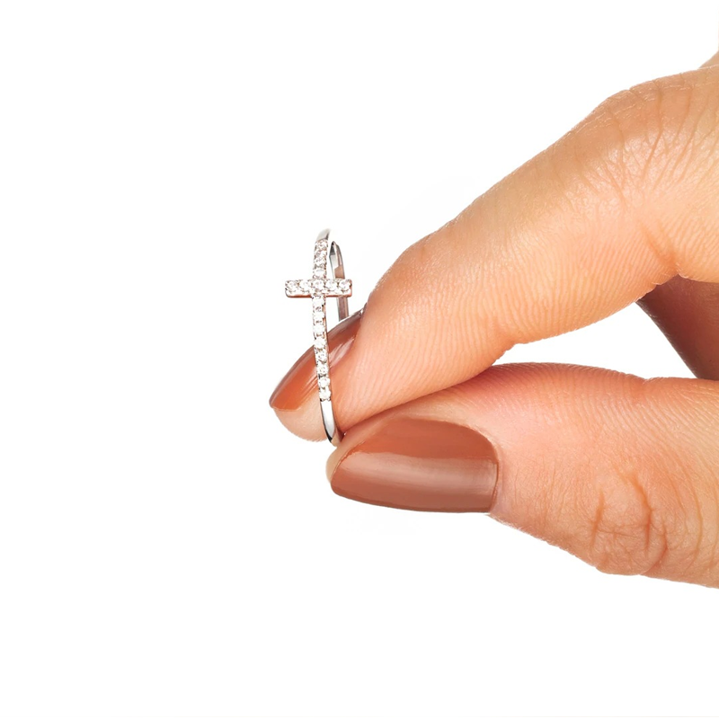 [Copy]Cross Christian 925 Sterling Silver Ring