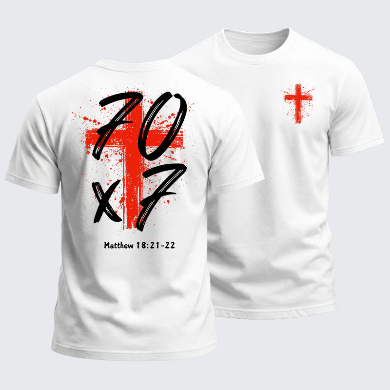 Heavyweight Cotton Tee - Matthew 18:21-22
