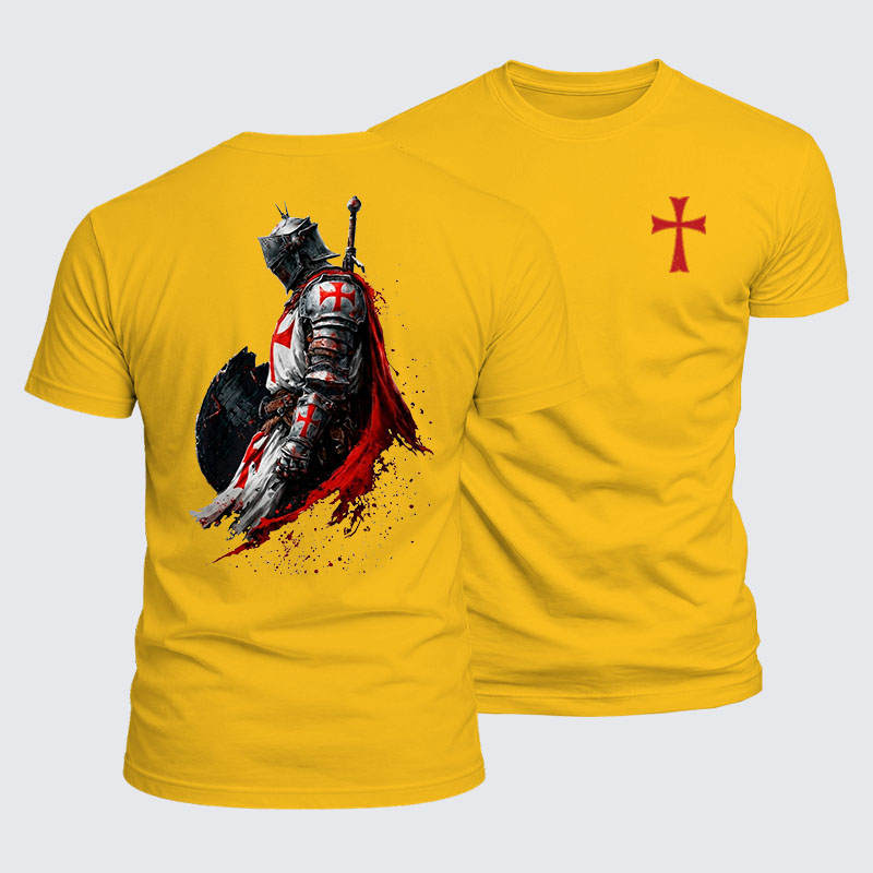 Luxe Mercerized Cotton Tee - Knight Templar 