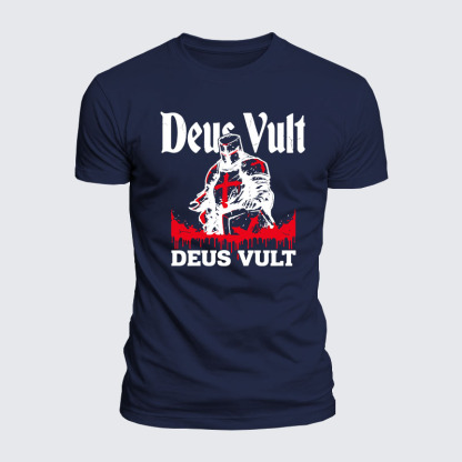 Luxe Mercerized Cotton Tee - Deus Vult