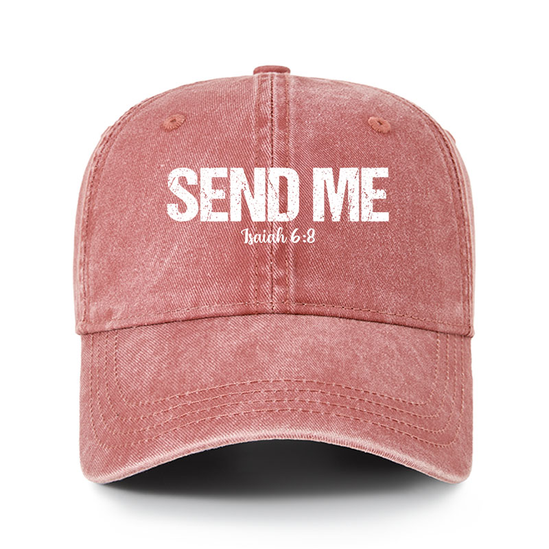 Heritage Washed Cap - Isaiah 6:8 - SEND ME