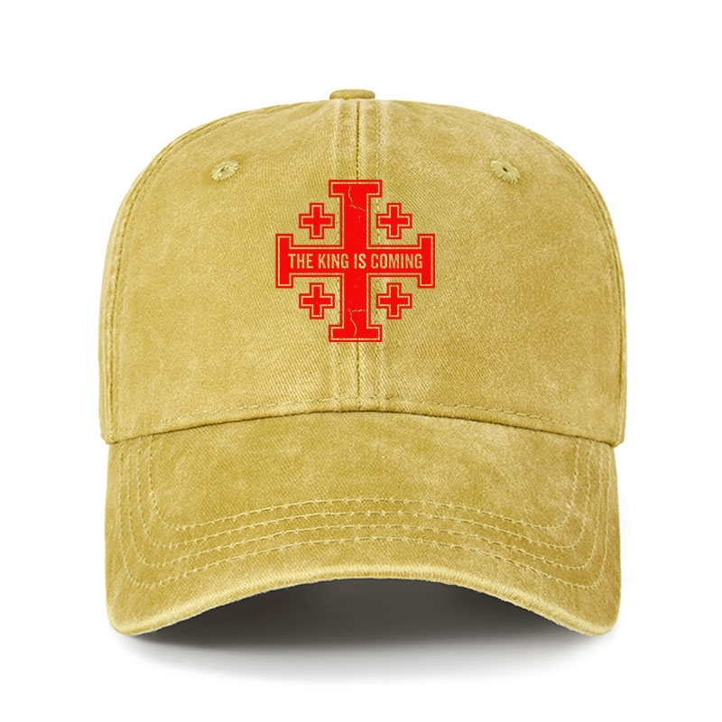 Heritage Washed Cap - Jerusalem Cross
