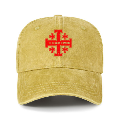 Heritage Washed Cap - Jerusalem Cross