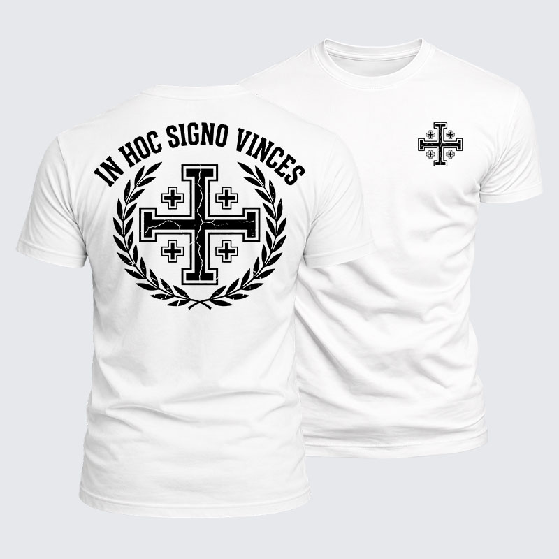 Luxe Mercerized Cotton Tee - In Hoc Signo Vinces 