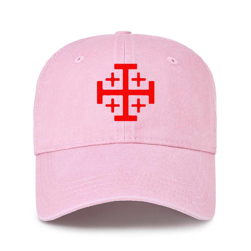 Heritage Washed Cap - Jerusalem Cross