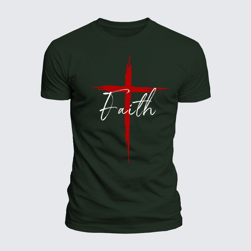 Luxe Mercerized Cotton Tee - Faith