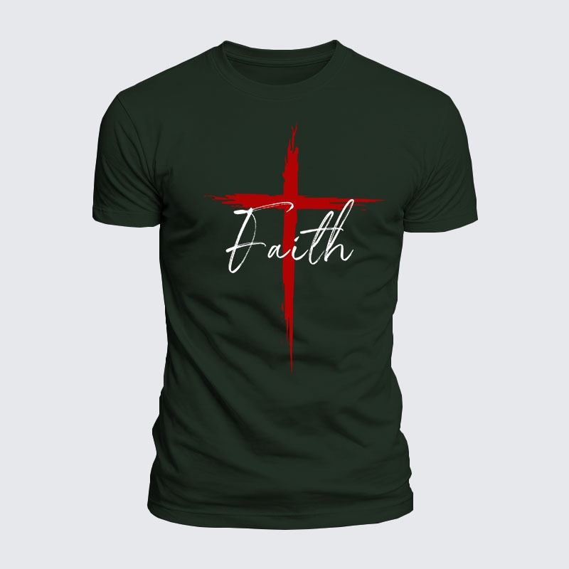 Luxe Mercerized Cotton Tee - Faith
