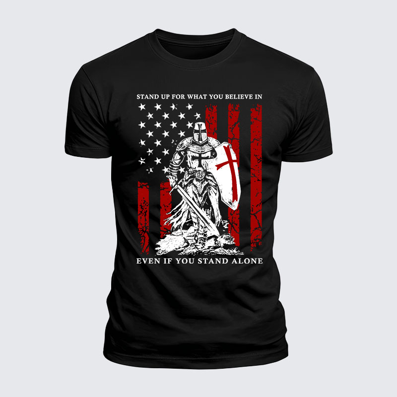 Luxe Mercerized Cotton Tee - Stand Up For What You Believe