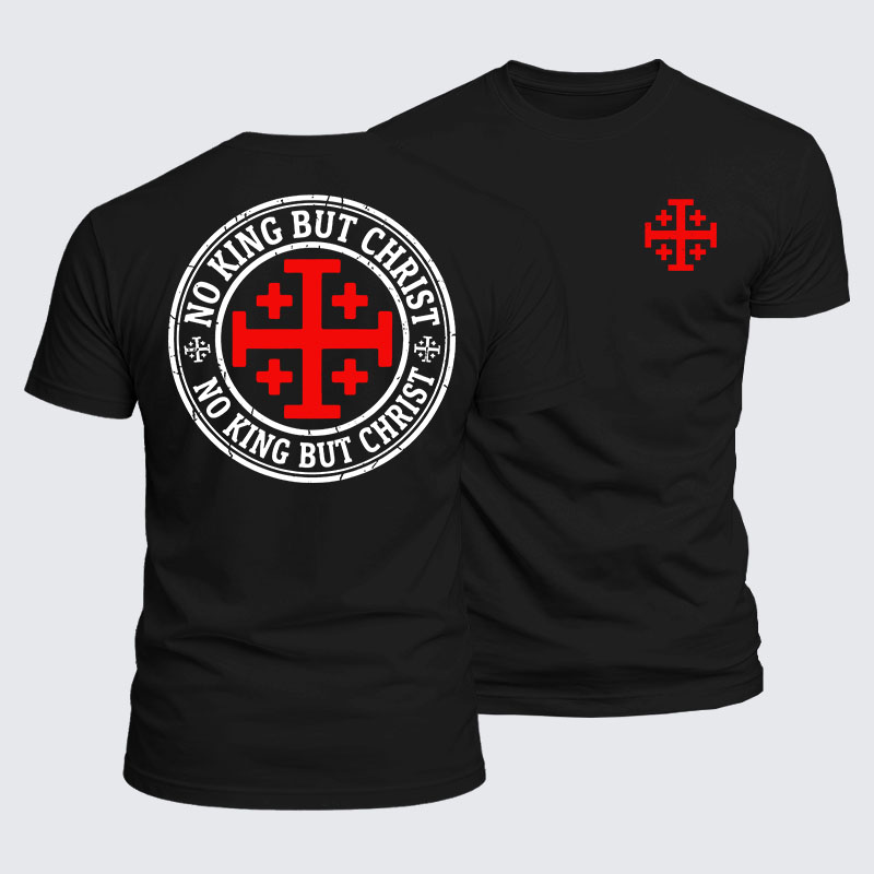 Luxe Mercerized Cotton Tee - No King But Christ