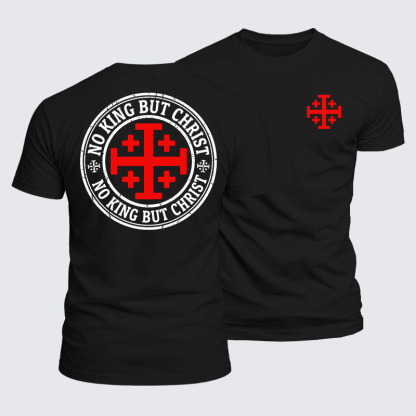 Luxe Mercerized Cotton Tee - No King But Christ