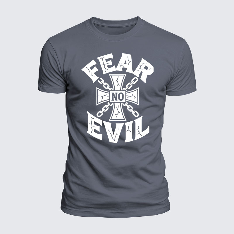 Luxe Mercerized Cotton Tee - Fear No Evil