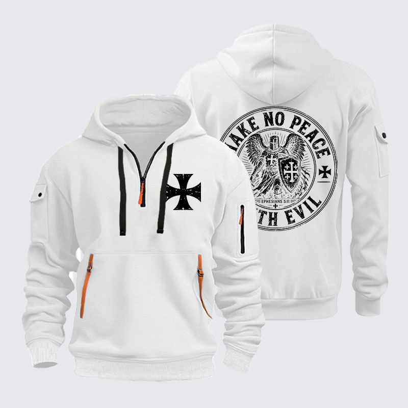 Zipper Hoodies - Make No Peace With Evil