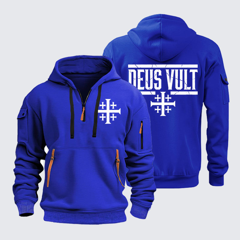 Zipper Hoodies - Deus Vult