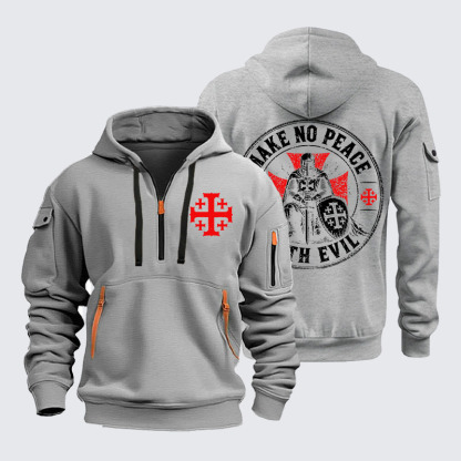 Zipper Hoodies -  Make No Peace With Evil