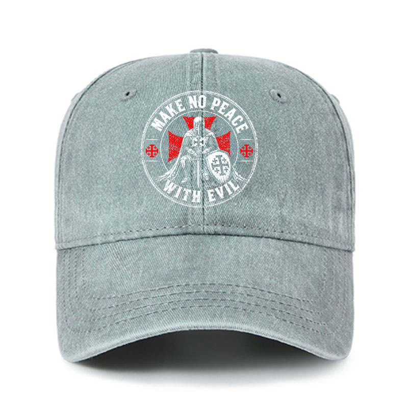 Heritage Washed Cap - Make No Peace With Evil