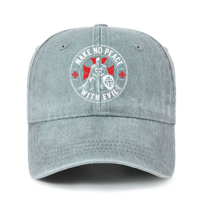 Heritage Washed Cap - Make No Peace With Evil