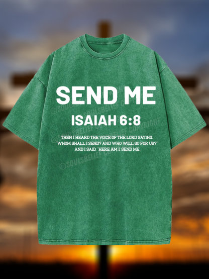Send Me Christian Washed T-Shirt