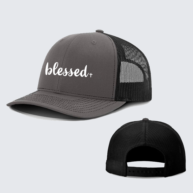 Blessed Cross Jesus God Christian Richardson Hat