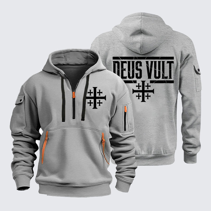 Zipper Hoodies - Deus Vult