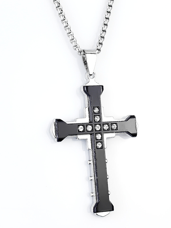 Christian Diamond Cross Necklace