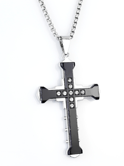 Christian Diamond Cross Necklace