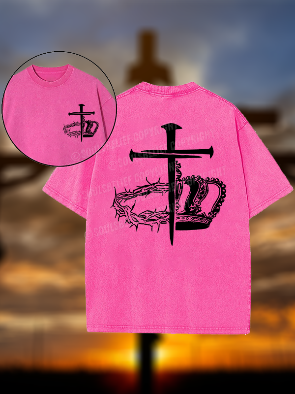 Cross Christian Washed T-Shirt