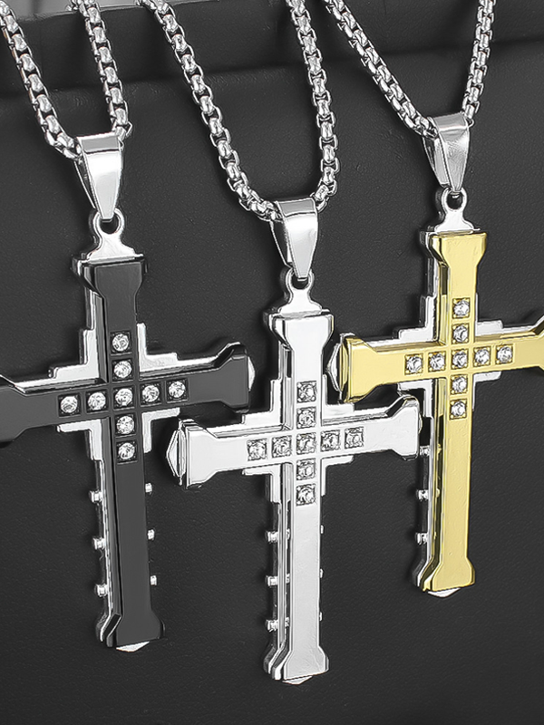 Christian Diamond Cross Necklace
