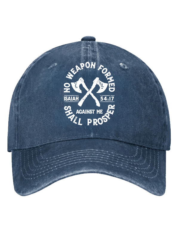 No Weapon Formed Shall Prosper - Isaiah 54:17 Christian Hat