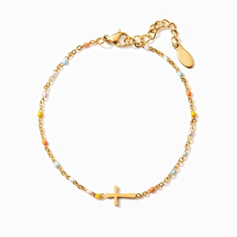 Christian 925 Sterling Silver Cross bracelet