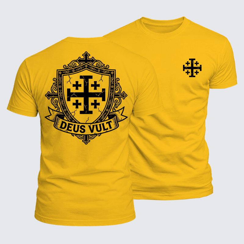 [Copy]Luxe Mercerized Cotton Tee - Deus Vult