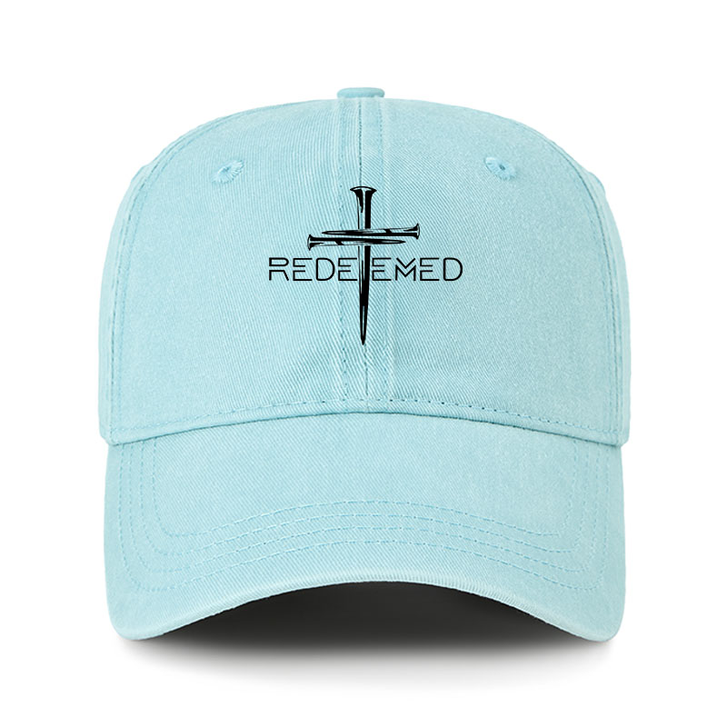 Heritage Washed Cap - Cross Nails Redeemed