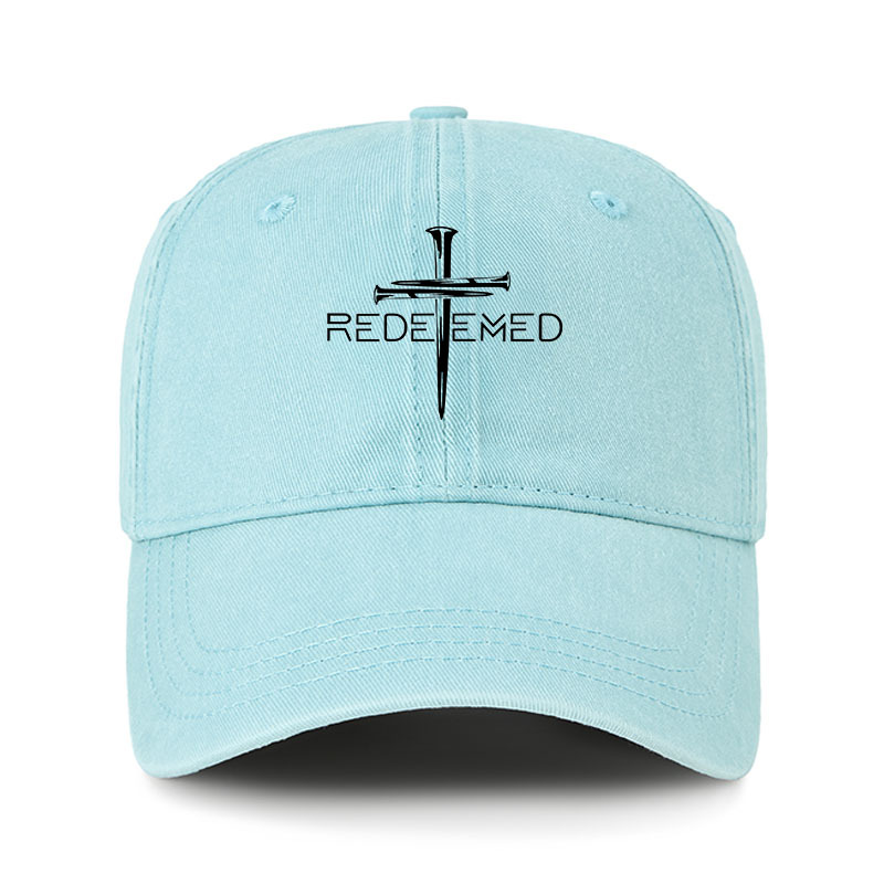 Heritage Washed Cap - Cross Nails Redeemed