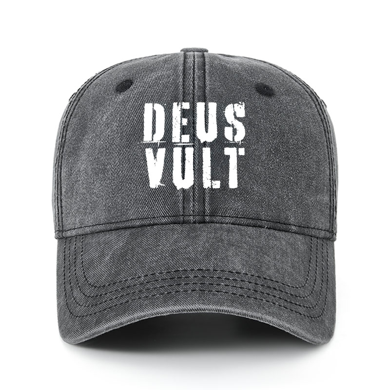 Heritage Washed Cap - Deus Vult 