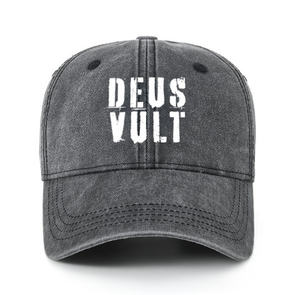 Heritage Washed Cap - Deus Vult 