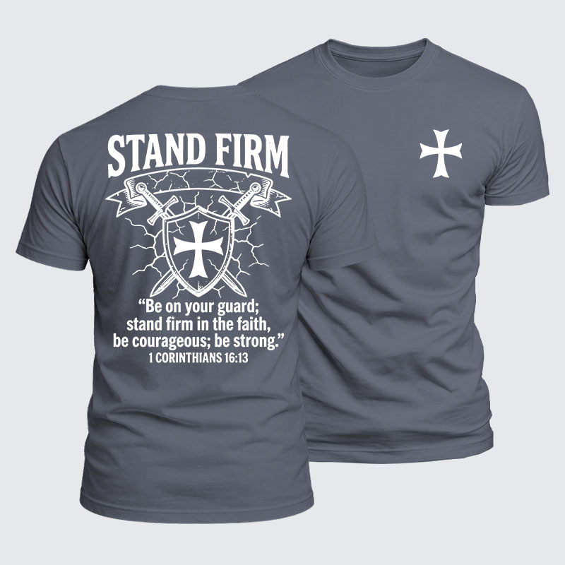 Luxe Mercerized Cotton Tee - Stand Firm