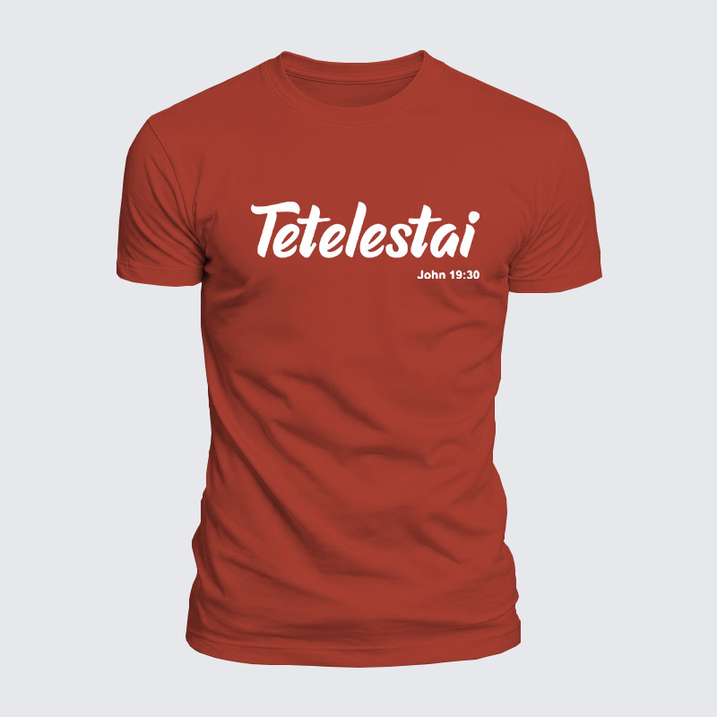 Luxe Mercerized Cotton Tee - Tetelestai John 19 : 30
